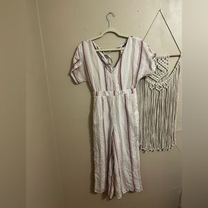 Multi strip romper